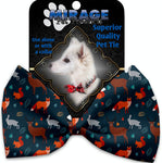 Fall Friends Pet Bow Tie Collar Accessory With Velcro - staygoldendoodle.com