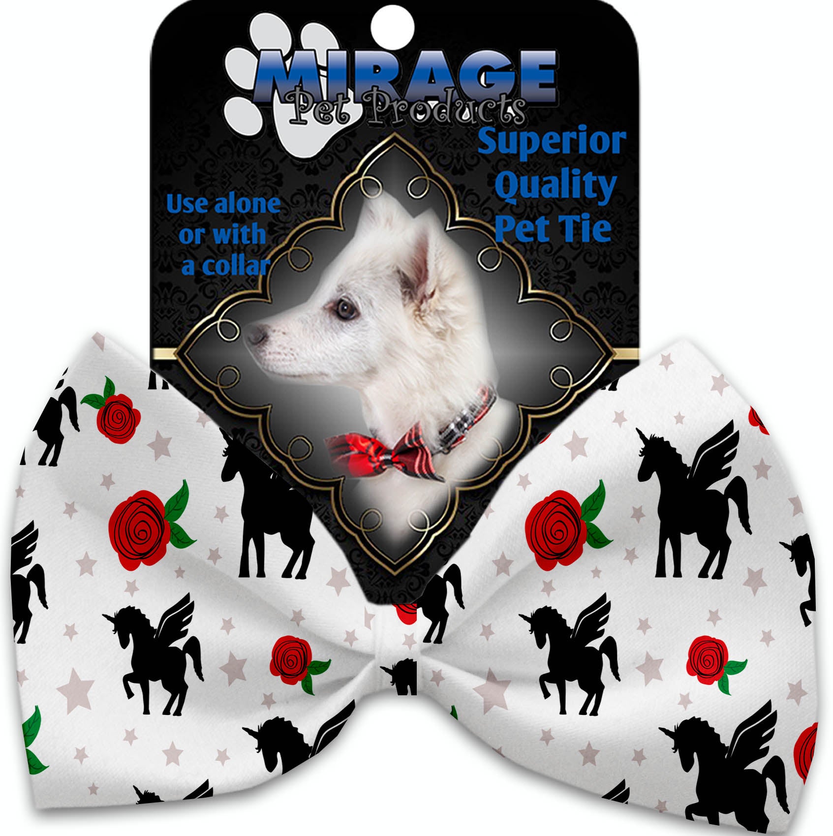 Magical Love Pet Bow Tie Collar Accessory With Velcro - staygoldendoodle.com