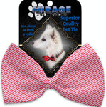 Valentines Day Chevron Pet Bow Tie - staygoldendoodle.com