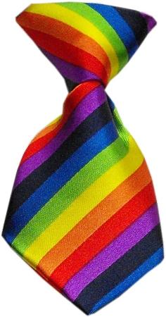 Dog Neck Tie Rainbow - staygoldendoodle.com