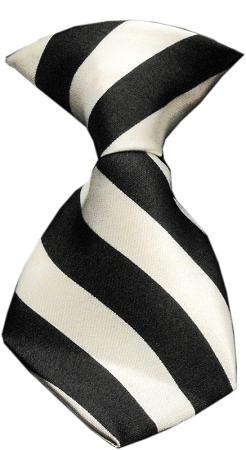 Dog Neck Tie Striped White - staygoldendoodle.com