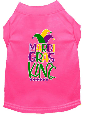 Mardi Gras King Screen Print Mardi Gras Dog Shirt - staygoldendoodle.com