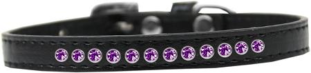 Purple Crystal Dog Collar - staygoldendoodle.com