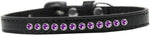 Purple Crystal Dog Collar - staygoldendoodle.com