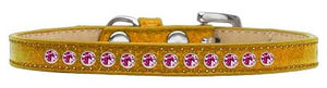 Bright Pink Crystal Ice Cream Dog Collar - staygoldendoodle.com