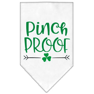 Pinch Proof Screen Print Bandana White Large - staygoldendoodle.com
