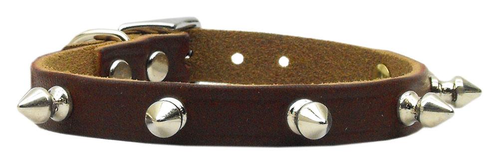 Spike Leather Dog Collar - staygoldendoodle.com