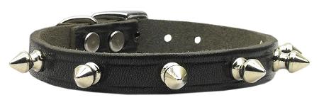 Spike Leather Dog Collar - staygoldendoodle.com
