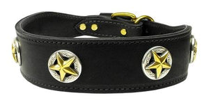 Lone Star Leather Dog Collar - staygoldendoodle.com