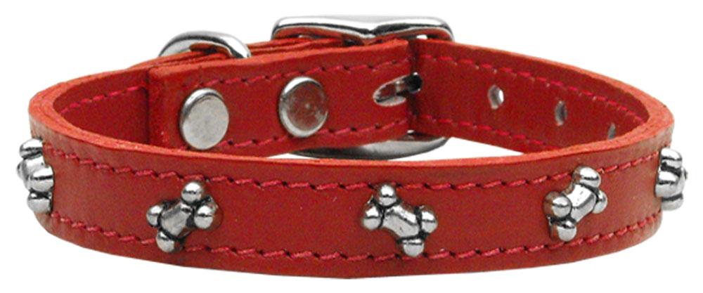 Bone Leather Dog Collar - staygoldendoodle.com