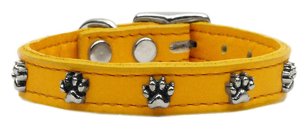 Paw Leather Dog Collar - staygoldendoodle.com