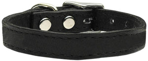 Plain Leather Dog Collar - staygoldendoodle.com