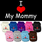 I Love My Mom Dog Hoodie from StayGoldenDoodle.com