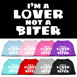 I'm a Love Not a Biter Screen Print Pet Shirt
