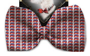 Republican Pet Bow Tie Collar Accessory with Velcro