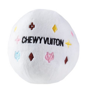 White Chew Vuiton Ball