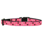 Pink Argyle Heart Cat Safety Collar - staygoldendoodle.com