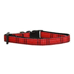 Red Plaid Cat Safety Collar - staygoldendoodle.com