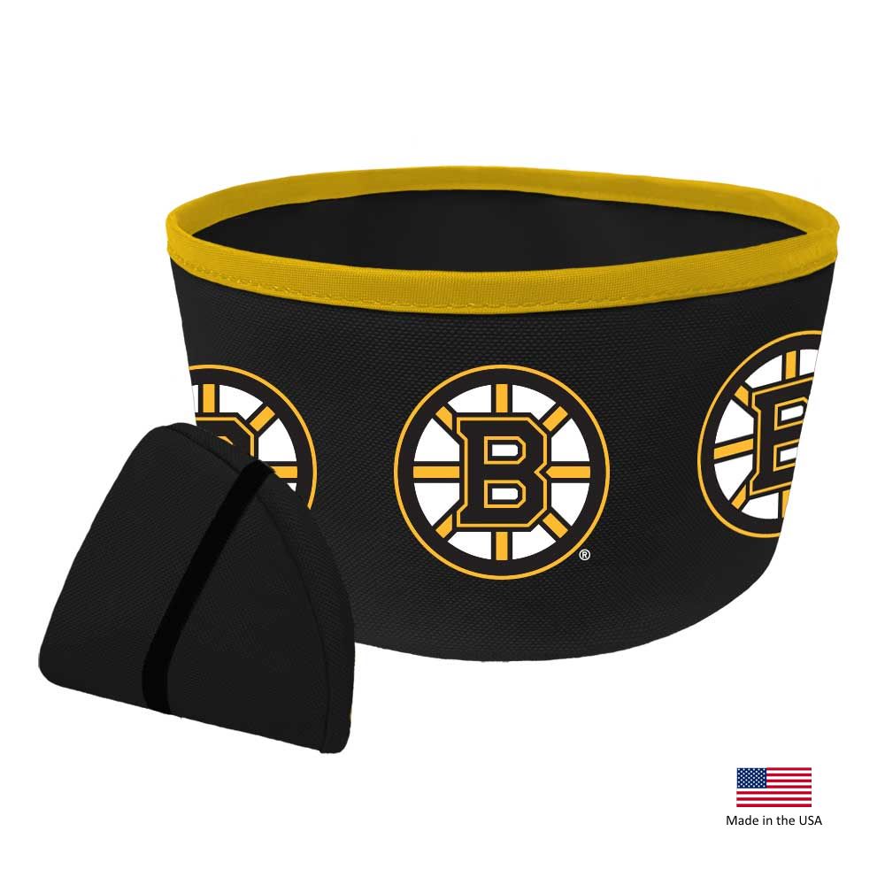 Boston Bruins Collapsible Pet Bowl
