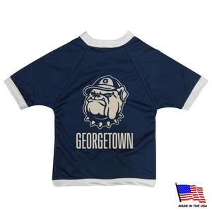 Georgetown Hoyas Athletic Mesh Pet Jersey - staygoldendoodle.com