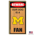 Michigan Wolverines Wood Sign - staygoldendoodle.com
