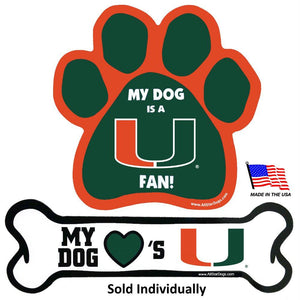 Miami Hurricanes Car Magnets - staygoldendoodle.com