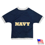 Navy Midshipmen Athletic Mesh Pet Jersey - Small
