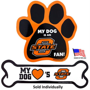 Oklahoma State Car Magnets - Stay Golden Doodle