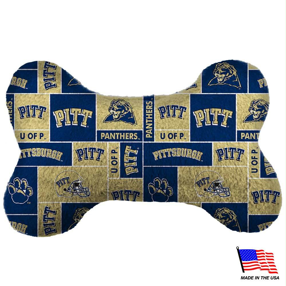Pittsburgh Panthers Plush Bone Toy - staygoldendoodle.com