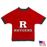 Rutgers Scarlet Knights Athletic Mesh Pet Jersey - staygoldendoodle.com