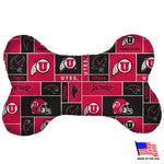 Utah Utes Plush Bone Toy - staygoldendoodle.com