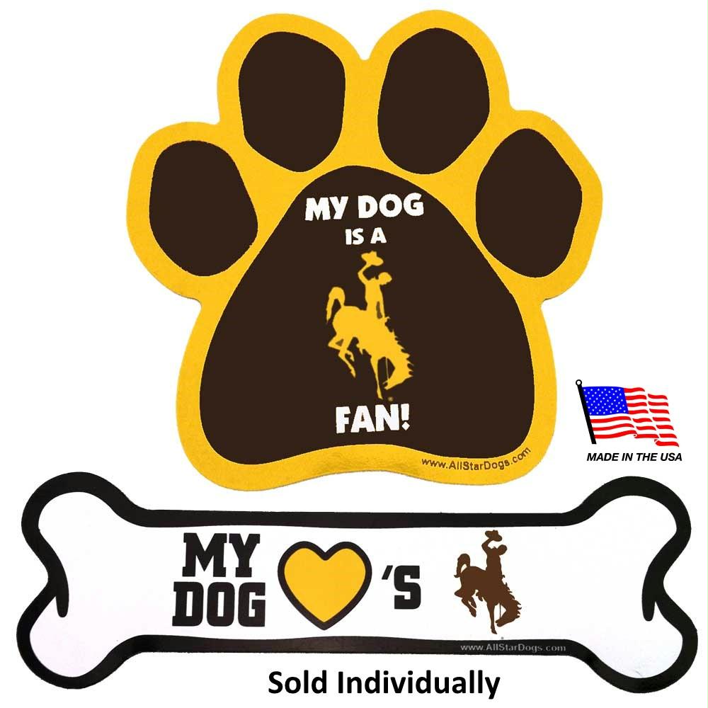 Wyoming Cowboys Car Magnets - staygoldendoodle.com