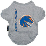 Boise State Heather Grey Pet T-Shirt - staygoldendoodle.com