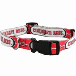 Cincinnati Reds Dog Collar - staygoldendoodle.com