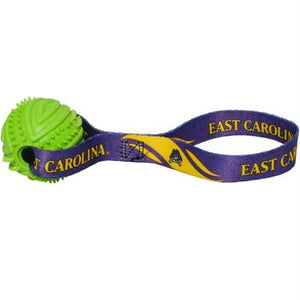 East Carolina Pirates Rubber Ball Toss Toy - staygoldendoodle.com