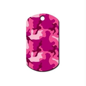 Pink Camouflage Print Military ID Tag - staygoldendoodle.com