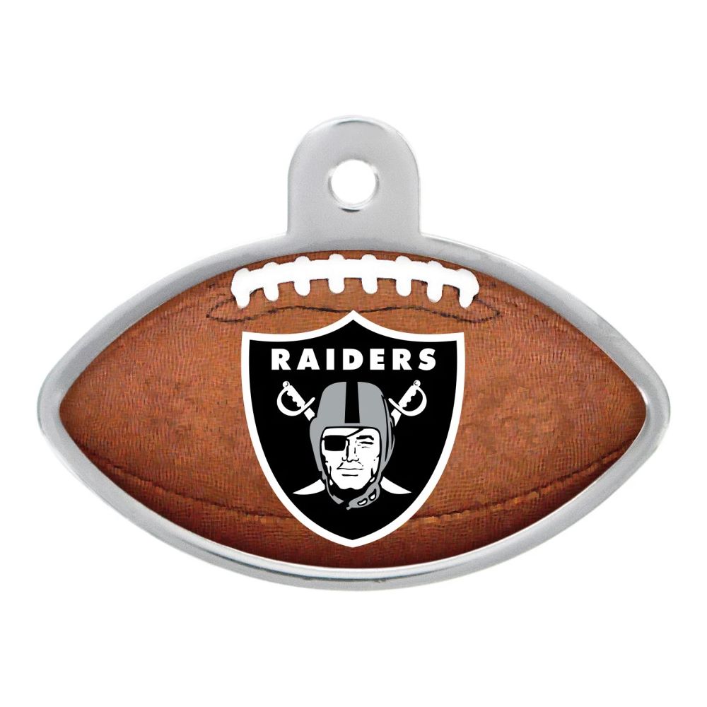 Las Vegas Raiders Football ID Tag