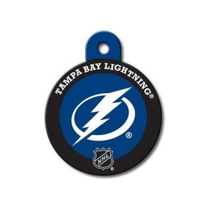 Tampa Bay Lightning Large Circle ID Tag - staygoldendoodle.com
