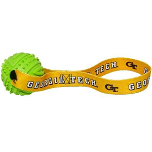 Georgia Tech Rubber Ball Toss Toy - staygoldendoodle.com