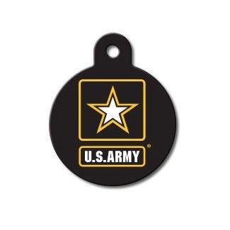 US Army Large Circle ID Tag - staygoldendoodle.com