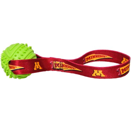 Minnesota Golden Gophers Rubber Ball Toss Toy - staygoldendoodle.com