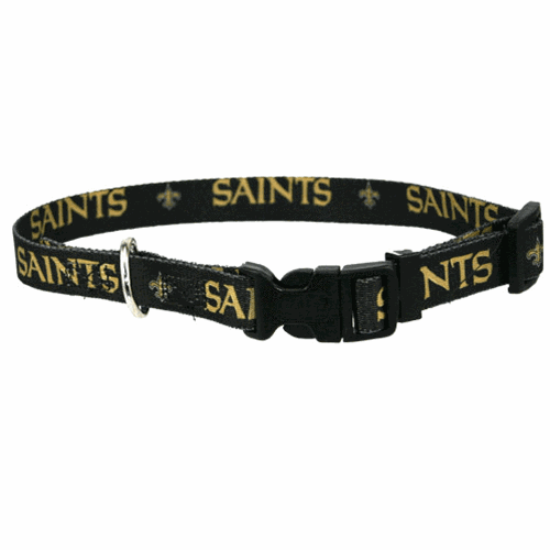 New Orleans Saints Dog Collar - staygoldendoodle.com