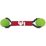 Oklahoma Sooners Double Bungee Tug-N-Toss Toy - staygoldendoodle.com