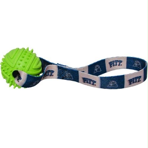 Pittsburgh Panthers Rubber Ball Toss Toy - staygoldendoodle.com