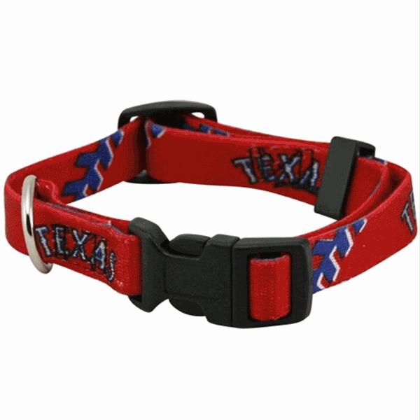 Texas Rangers Dog Collar - staygoldendoodle.com
