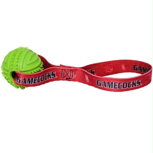 South Carolina Gamecocks Rubber Ball Toss Toy - staygoldendoodle.com