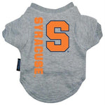 Syracuse Orange Heather Grey Pet T-Shirt - staygoldendoodle.com