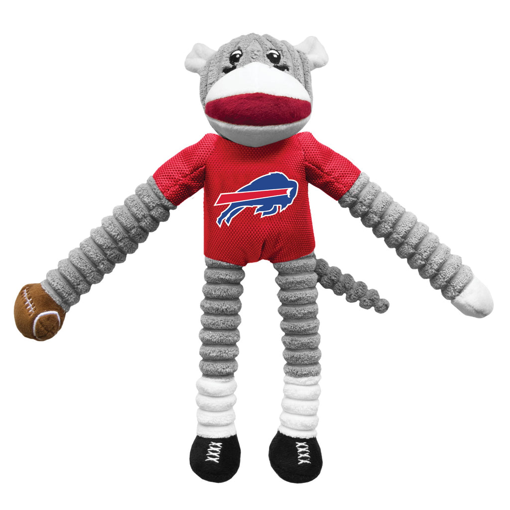 Buffalo Bills Sock Monkey Pet Toy