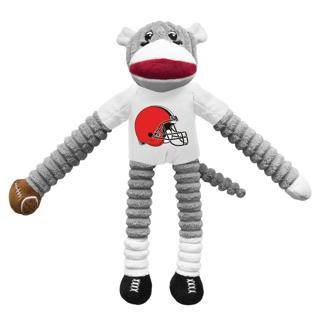 Cleveland Browns Sock Monkey Pet Toy
