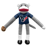 Houston Texans Sock Monkey Pet Toy